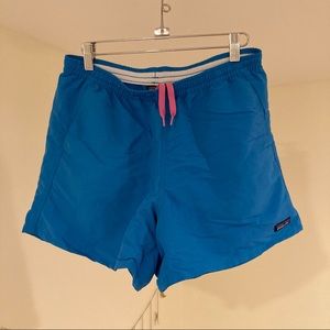 Patagonia Women’s Baggies - Size M Blue/Teal/Turquoise